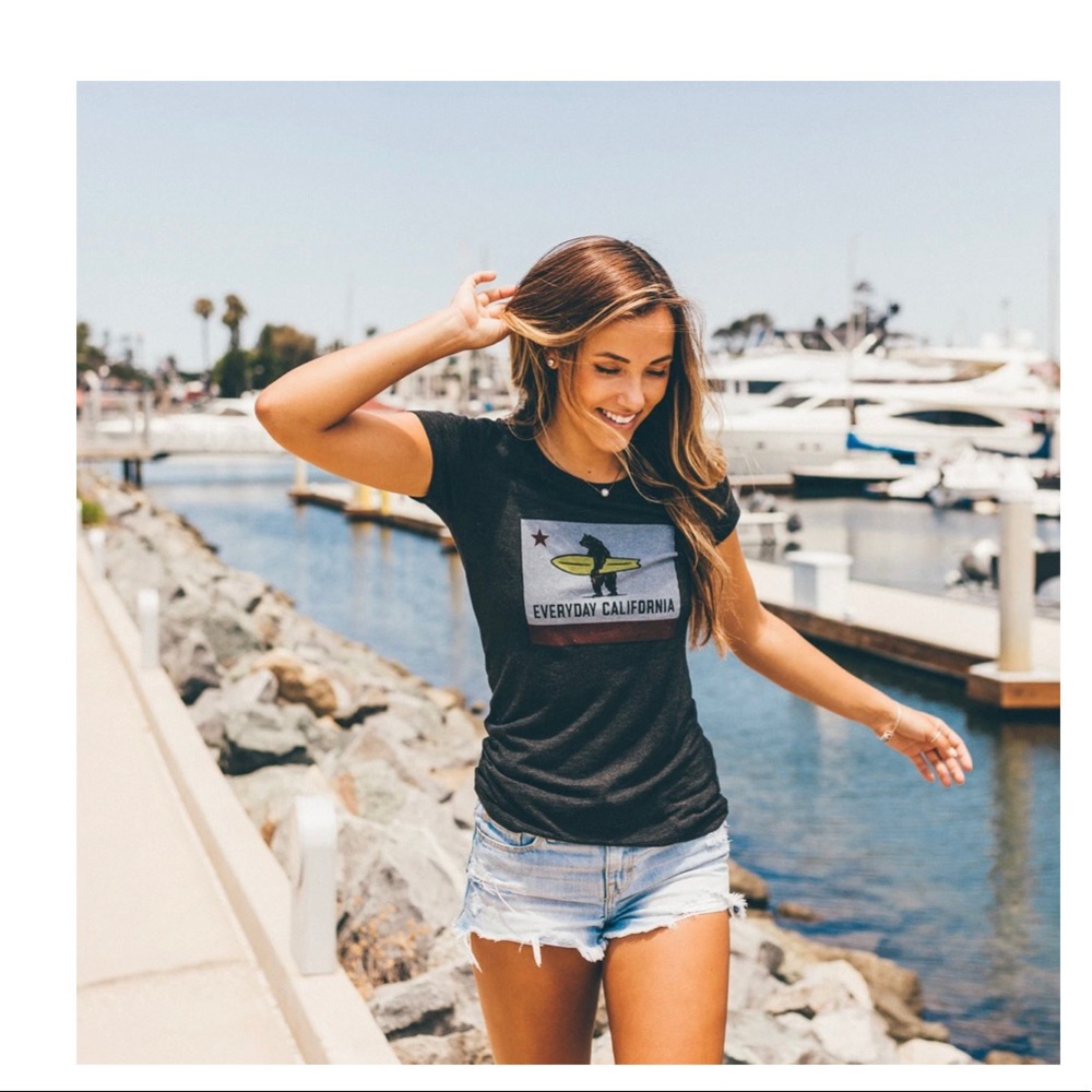 Women’s Everyday California small tee Charcoal